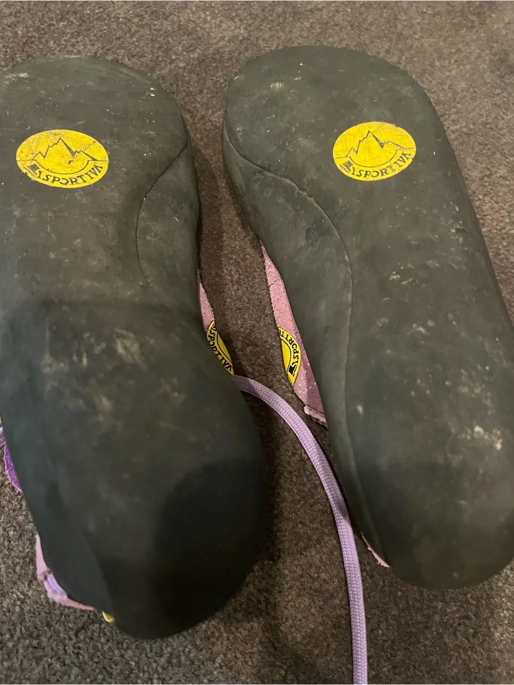 Mythos La Sportiva Men’s Lavender and Black Climbing Shoes